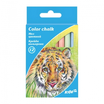 Крейда кольорова 12 штук в упаковці KITE K17-075-1
