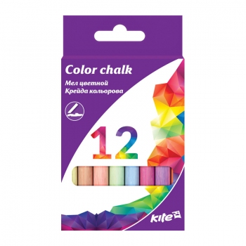 Крейда кольорова 12 штук в упаковці KITE K17-075-2