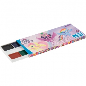 Фарби акварельні  12 кольорів в картонній упаковці Kite Little Pony LP17-041