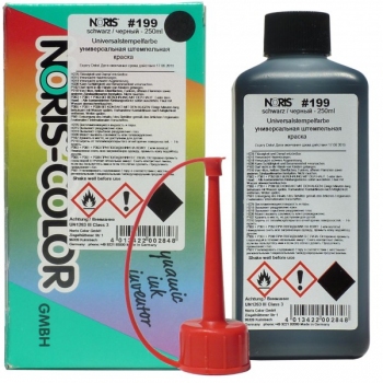 Универсальная штемпельная краска на спиртовой основе 250 мл (черная) NORIS 199 DS 250 чер