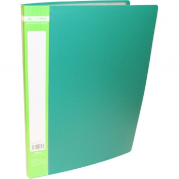 Папка пластикова на 20 файлів А4 JOBMAX BM.3605-04 зелений