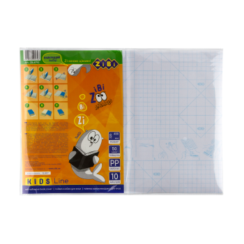 Плівка самоклеюча фактурна 10 арк. формат 450х320 мм ZIBI KIDS Line ZB.4792 прозора