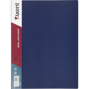 Дисплей-книга на 30 файлов, AXENT 1030-02-А синий