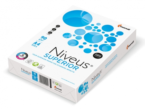 Бумага NIVEUS SUPERIOR класс A А4 80г/м2, 500л цена за ящик 5 пачек