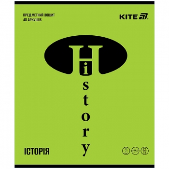 Зошит предметий 48 л., клітинка, Bright Kite k25-240-14 історія