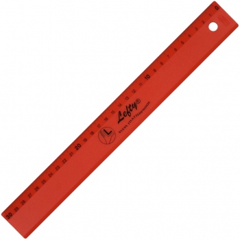 Лінійка пластикова Flexi 30 см, для шульги, KUM L3 Flexi Lf TB червоний