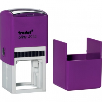 Оснастка с пластиковым футляром для (клише) штампа 40 х 40 мм Trodat 4924 цвет корпуса фиолетовый