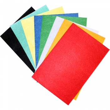 Набор цветной фетровой бумаги А4, 8 листов, толщина 1,2 мм (8 цветов MIX №6),  Josef Otten