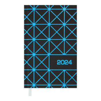 Щотижневик датований 2024 кишеньковий вертикальний LINEA, 153*87, Buromax BM.2883-02 синій