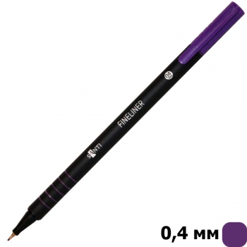 Файнлайнер SANTI  товщина лініі написання 0,4 мм фіолетового кольору (741660)