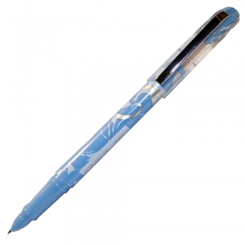 Ручка перова з закритим пером ZiBi zb.2247 синій корпус