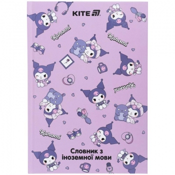 Словник для запису іноземних слів А5 в картонній обкладинці, 60 арк. Hello Kitty Kite hk25-407-2 Словник для запису іноземних слів А5 в картонній обкладинці, 60 арк. Hello Kitty Kite hk25-407-2