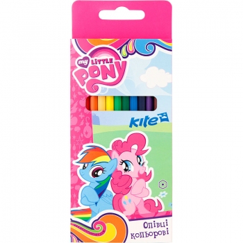 Олівці кольорові 12 кольорів Little Pony Kite LP19-051