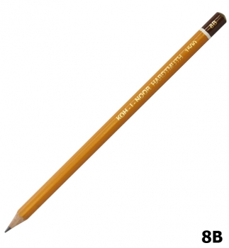 Олівець графітний, м`який 8B, Koh-I-Noor 1500.8B