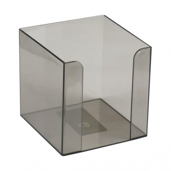 Куб пластиковый для бумаги 90x90x90 мм Delta by Axent D4005-28 дымчатый