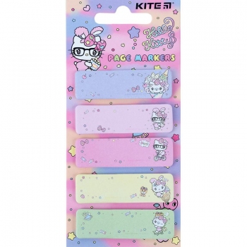 Закладки паперові з малюнком, 5х15х50мм,100 шт, Hello Kitty Kite hk23-480