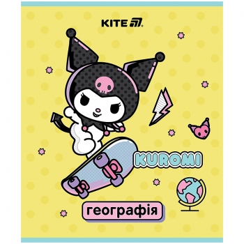 Зошит предметий 48 л., клітинка, Hello Kitty Kite hk25-240-5 географія