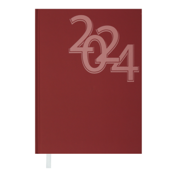 Щоденник  датований 2024 OFFICE, А5 Buromax BM.2164-05 червоний