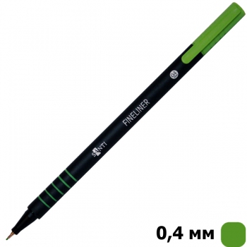 Файнлайнер SANTI  товщина лініі написання 0,4 мм світло-зеленого кольору (741660)