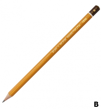 Олівець графітний, м`який B, Koh-I-Noor 1500.B