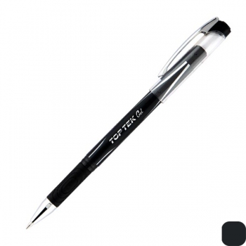 Ручка гелева Top Tek Gel 0,5 мм Unimax UX-133-01 чорна