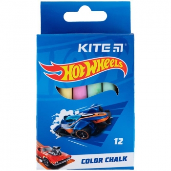 Крейда кольорова 12 штук в упаковці Hot Wheels Kite hw24-075