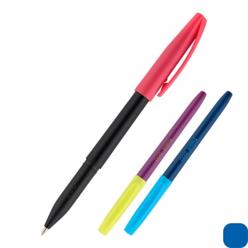 Ручка кулькова 0,7 мм, Duo Axent AB1067-02-A синій