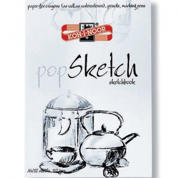 Альбом Sketchbook для рисования 20 листов А3 110 г/м2, клееный блок, KOH-I-NOOR 992010