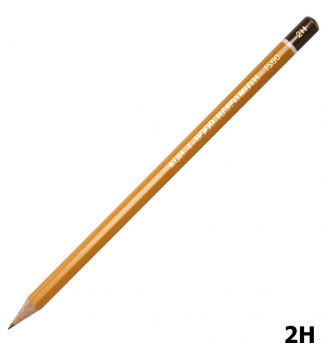 Олівець графітний, твердий 2H, Koh-I-Noor 1500.2H