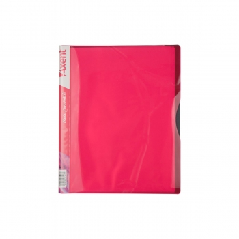 Папка пластикова на 20 файлів А5 AXENT 1220-12-A рожевий