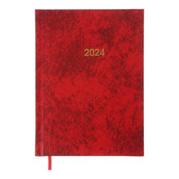 Щоденник  датований 2024 BASE, А5 Buromax BM.2108-05 червоний