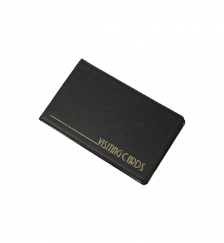 Визитница на 24 визитки, PVC (115 мм х 70 мм) Panta Plast 0304-0001-01 черный