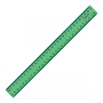 Лінійка пластикова 30 см Delta by Axent D9800-02 зелений