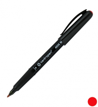 Маркер CD-Pen  ergoline, 1,0 мм красный, Centropen 2606/4606/02