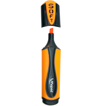 Маркер текстовый FLUO PEPS Ultra Soft 1-5 мм клиновидный наконечник MAPED МР.746035 оранжевый