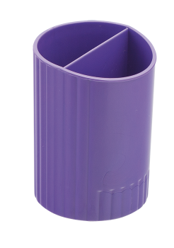 Подставка для ручек круглая 65x94 мм пластиковая Zibi  Сферик ZB.3000-07 Фиолетовая