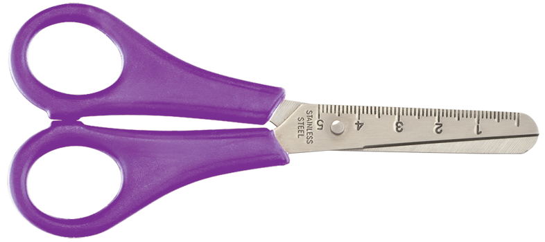 Ножницы детские 132 мм Zibi ZB.5001-07 Фиолетовые