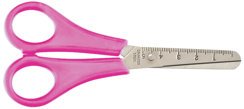 Ножницы детские 132 мм Zibi ZB.5001-10 Розовые