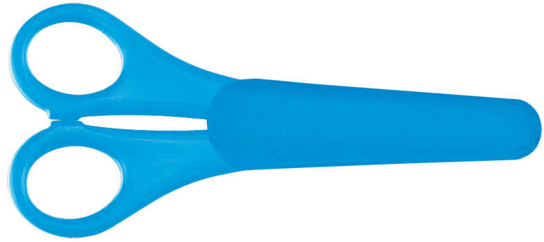 Ножницы детские в чехле 135 мм Zibi ZB.5004-02 Синие