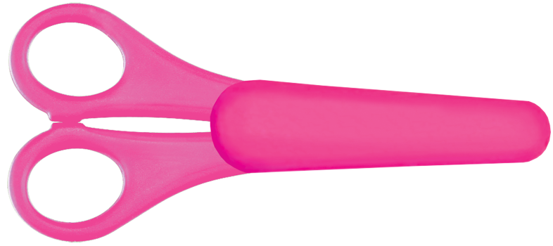 Ножницы детские в чехле 135 мм Zibi ZB.5004-10 Розовые