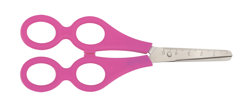 Ножницы детские обучающие 165 мм Zibi ZB.5019-10 Розовые