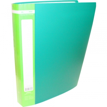 Папка пластикова на 60 файлів А4 JOBMAX BM.3621-04 зелений