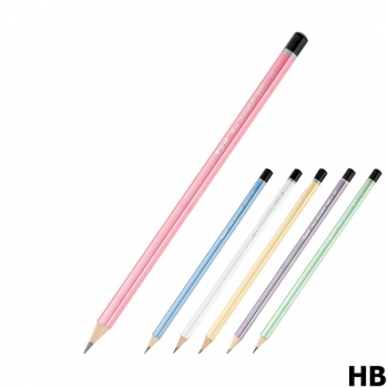 Олівець графітний твердом`який HB, шестигранний корпус без ластика, Axent 9005-А