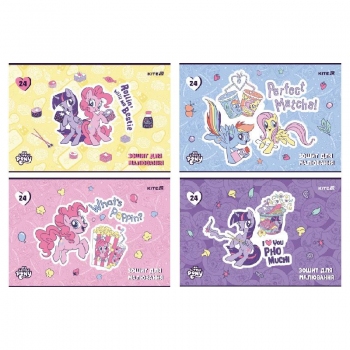 Альбом для малювання 24 аркуша А4 на скобі Little Pony Kite lp25-242