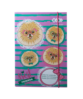 Папка для тетрадей DOGGY, картонная, на резинке B5+ (175х245х25мм) ZiBi ZB.14982 Папка для тетрадей DOGGY, картонная, на резинке B5+ (175х245х25мм) ZiBi ZB.14982