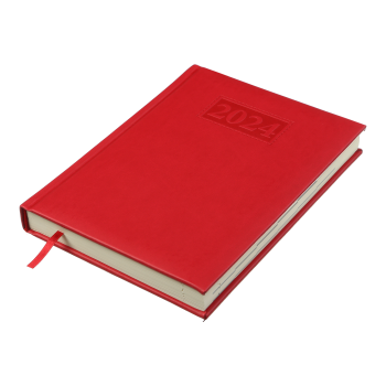 Щоденник  датований 2024 GENTLE, А5 Buromax BM.2109-05 червоний