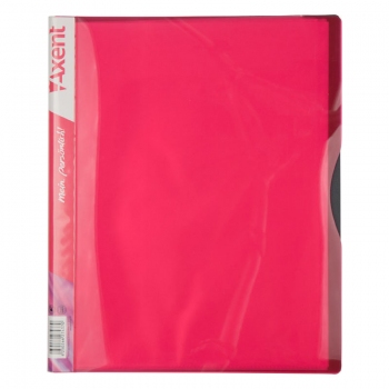 Папка пластикова на 20 файлів А4 AXENT 1120-10-A рожевий