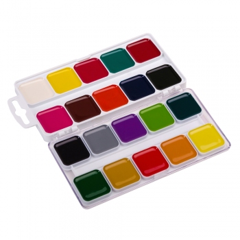 Фарби акварельні  медові напівсухі 20 кольорів 