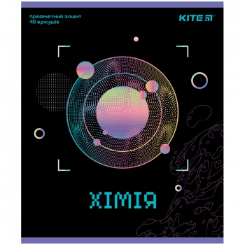 Зошит предметка 48 л., клітинка, Kite k24-240-14 хімія