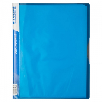 Папка пластикова на 40 файлів А4 AXENT 1140-07-A блакитний